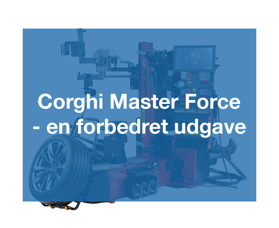 Corghi Artiglio Master Force dækskifter – En videreudvikling af en klassiker