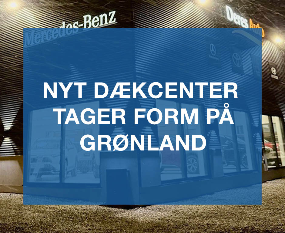 Nyt dækcenter tager form