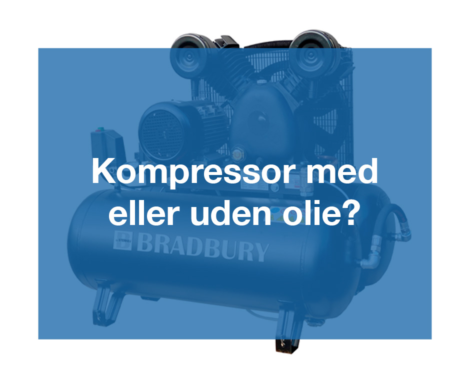 Hvad er bedst – en kompressor med eller uden olie?
