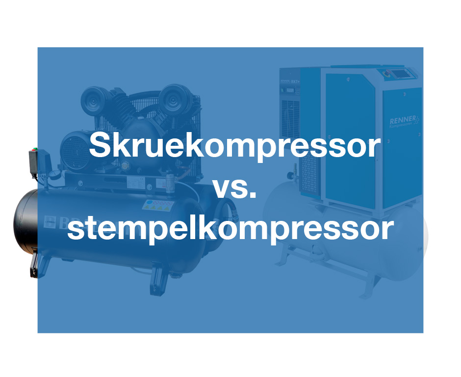 Skruekompressor vs. stempelkompressor – hvad skal du vælge?