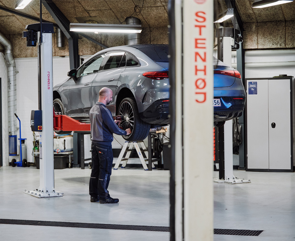 Solbjerg Biler ApS med nyt moderniseret værksted: Stenhøj har skabt vores drømmeværksted